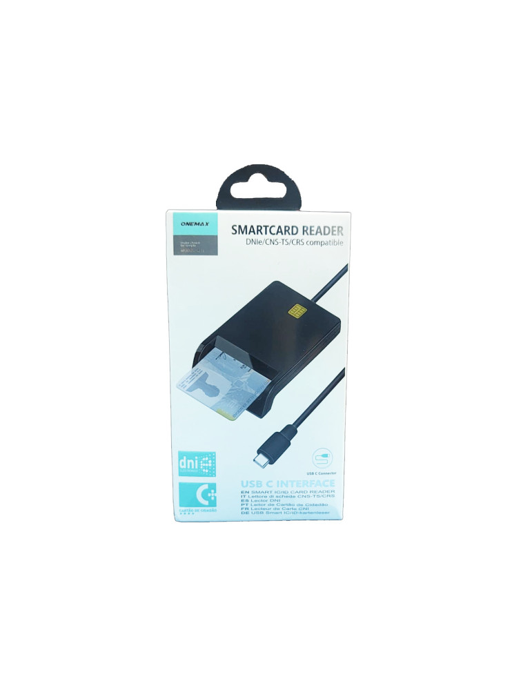 Lector de Tarjetas ONEMAX CR21 USB TYPE C 2.0