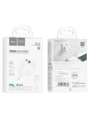 C111A Hoco Premium PD30W Adaptador de Carga Rápida Puerto Dual USB+Tipo C + Cable