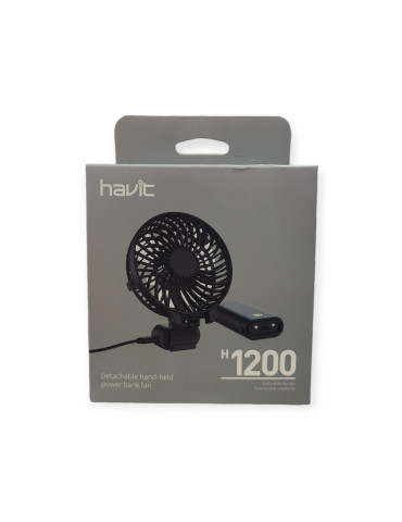 H1200 Ventilador de mano con bateria externa de 4000mAh