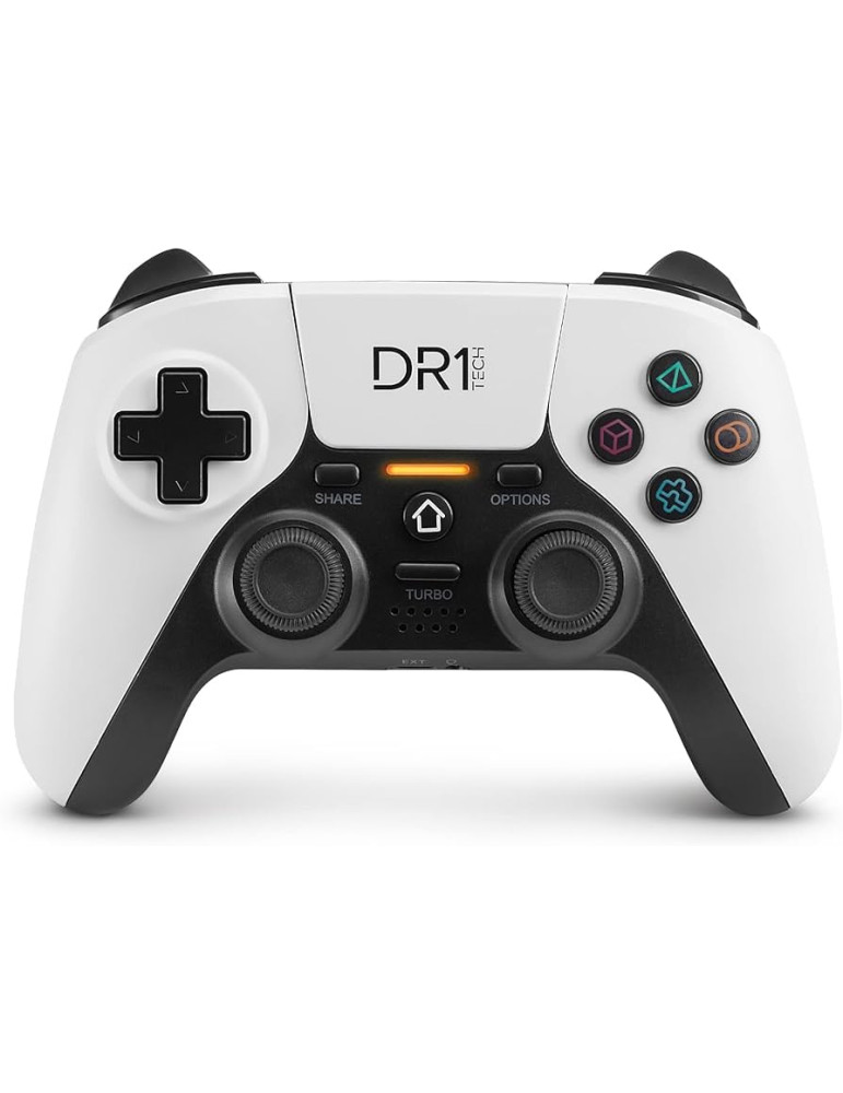 Controlador DR1TECH Alm para PS4 Y PS4 Pro / PC Blanco