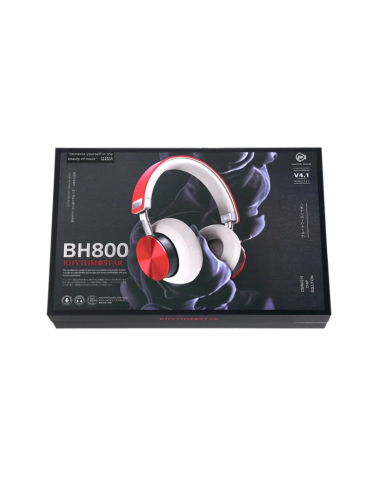 Rhytymn Star BH800 Auriculares Inalámbricos Estéreos Rojos