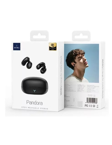 Auriculares Wiwu Pandora T17 Black Estéreo Inalámbricos