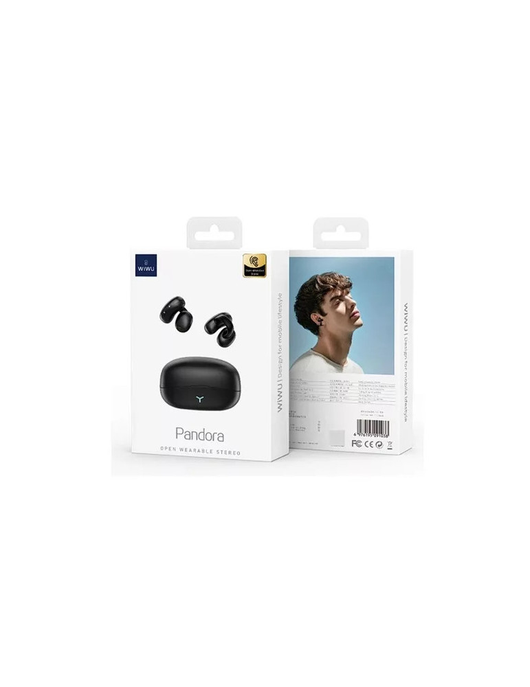 Auriculares WiWu Pandora T17 Black Estéreo Inalámbricos