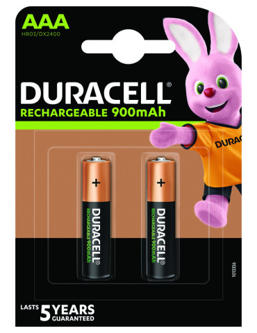 Pack de Pilas Recargables (2) Triple AAA / LR03 1.V Duracell