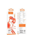 Auriculares con Cable Estéreos HOCO M107 Naranja Con Micrófono