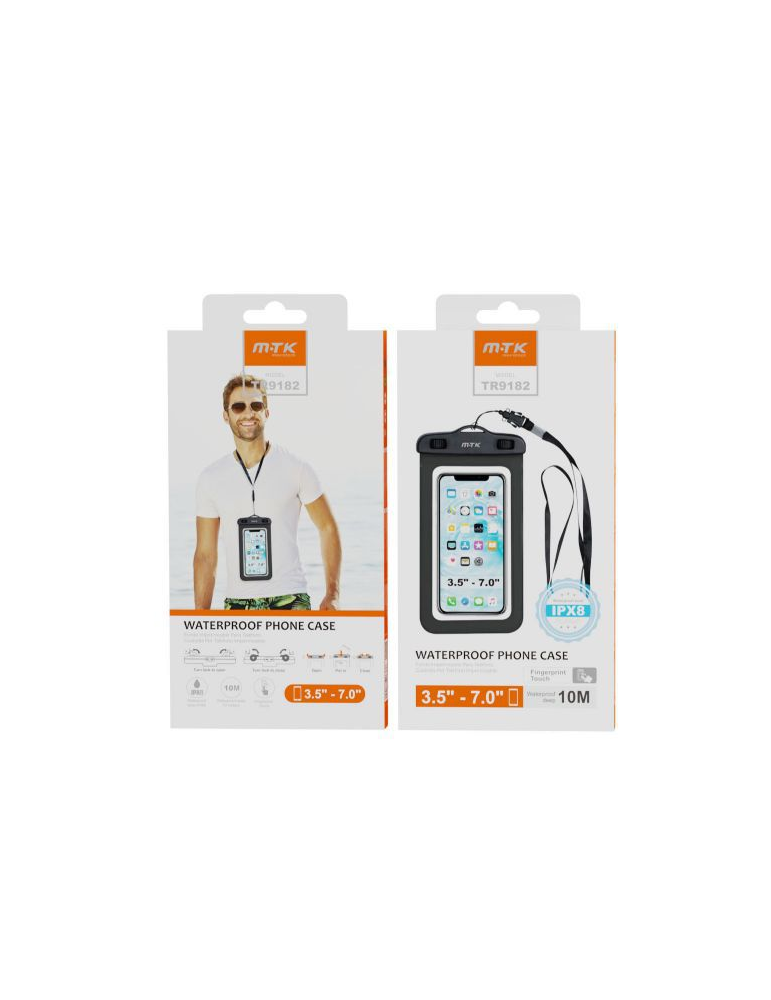 TR9182 NE Funda impermeable con correa