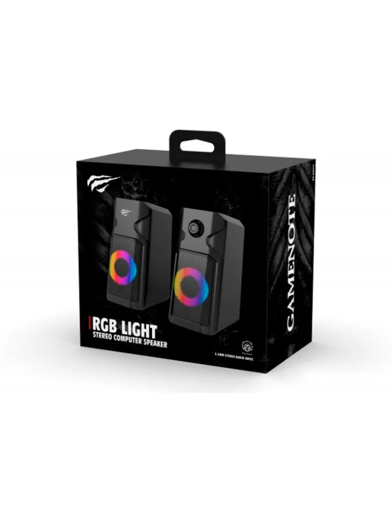 SK204 Havit GAMENOTE Altavoces Gaming Con Cable Jack Negro