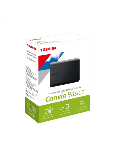 Disco duro externo Toshiba Canvio Basics 2.5'' 4TB Negro