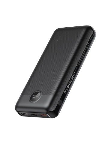 VEGER Power Bank,30000mAh Bateria Externa con Pantalla LED Multiclavijas Negro