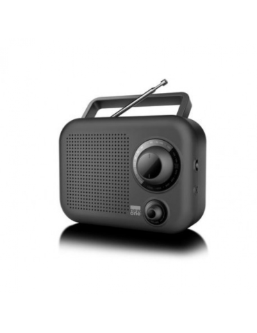 MUSE R-210 Radio FM/MW Portable Negra