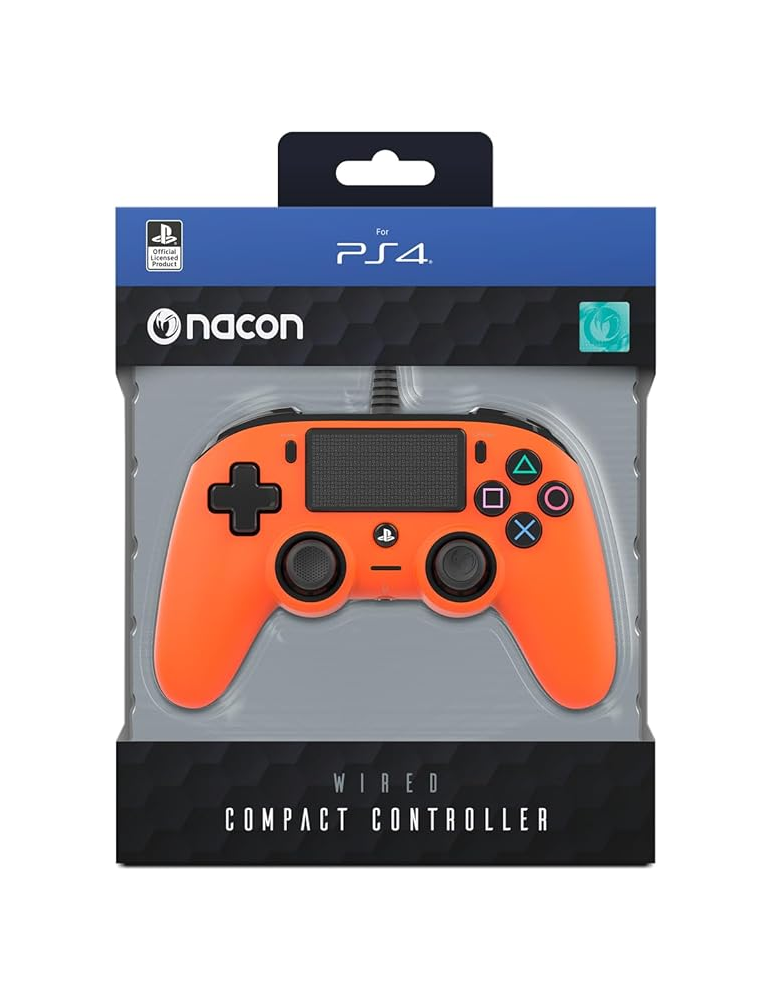 Mando Inalámbrico Nacon para Playstation 4 Naranja