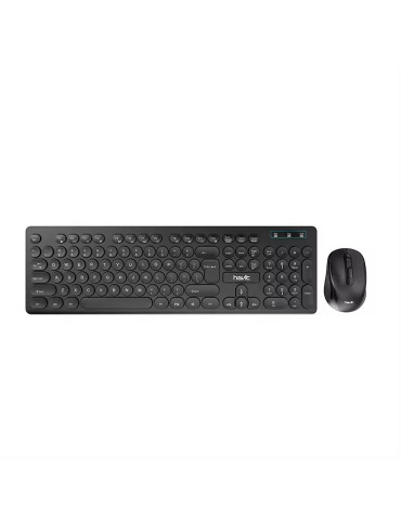 HAVIT KB280GCM Combo de Teclado y Ratón Inalámbricos Ergonómico