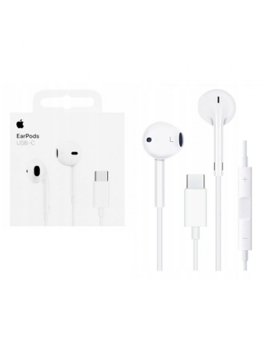 Auricular Apple Earpods Con Conector USB-C APPLE-MTJY3ZM/A