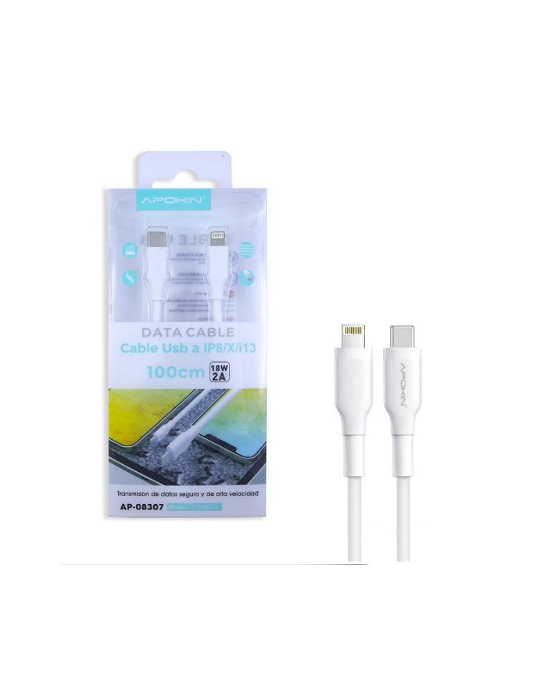 Cable Tipo C a IPhone 1,2m AP-08307
